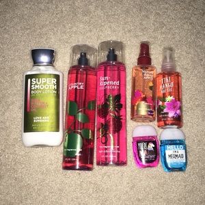 A bundle of random Bath and Body works products!